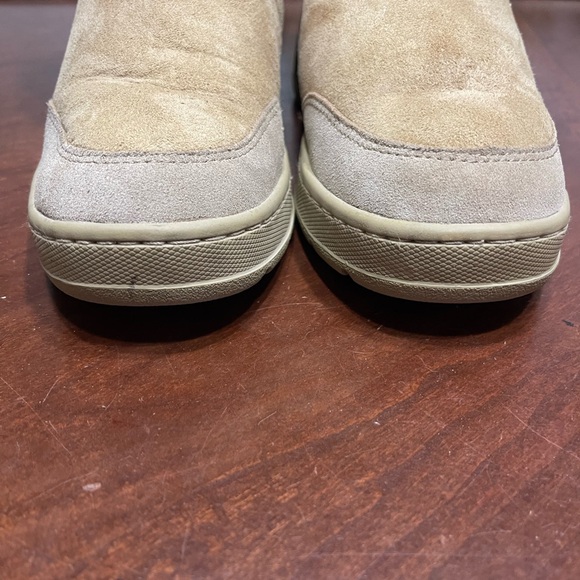LL BEAN Wicked Good Suede Leather PULL-ON Shearling Lined WINTER BOOTS - Picture 3 of 10